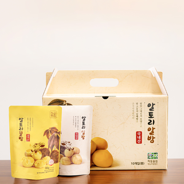 [Altori] 100% 韩国产 栗子 120g / 蜜栗 100g / 味栗(10袋) 套装